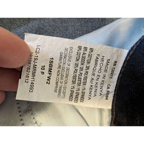 Lee Riders Blue Jean Washed Midrise Bootcut Leg Women Size 10P - Picture 5 of 5